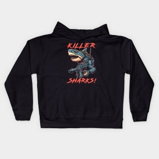 Killer Sharks! Kids Hoodie